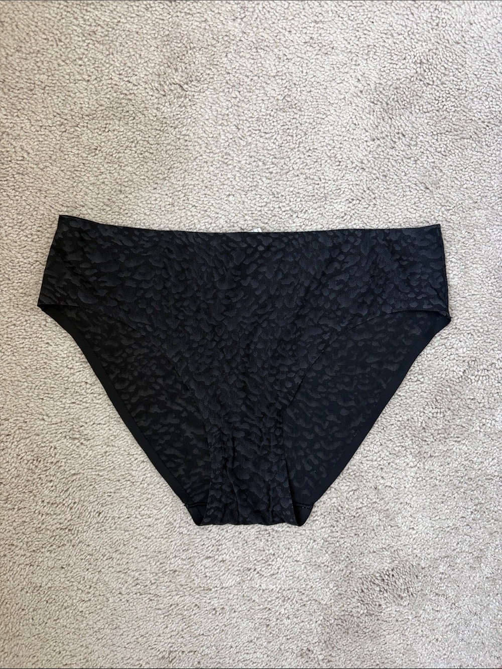 Lululemon Black Animal Print Panties